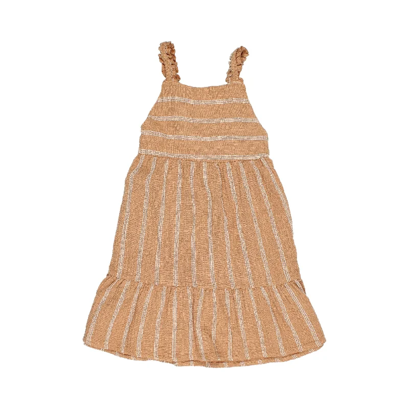 - Winter dog thick down jacketBuho Caramel Stripes Dress