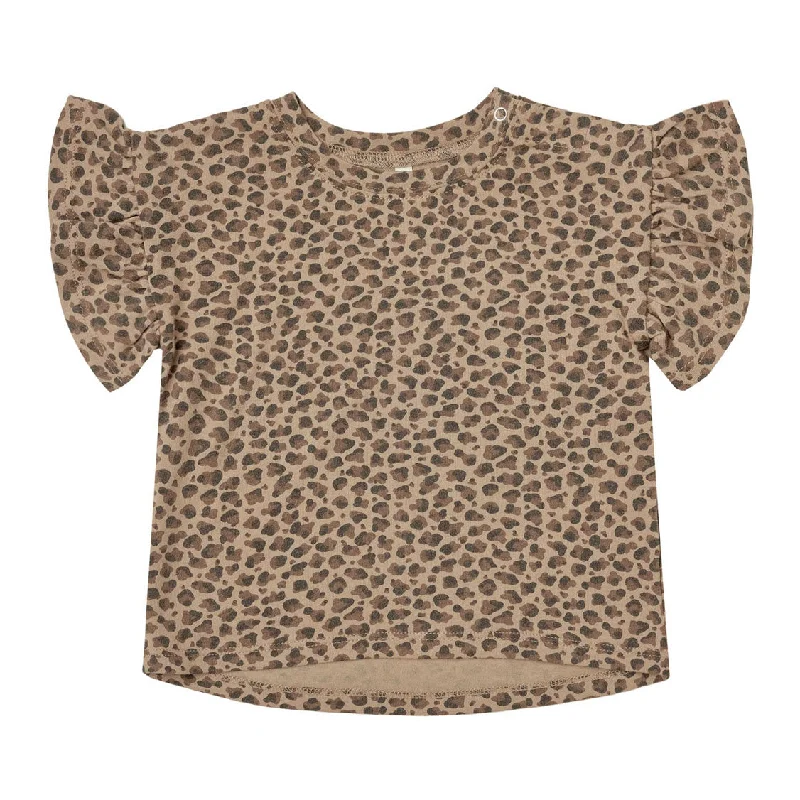 - Postoperative pet anti-licking Elizabethan collarRylee and Cru Cheetah Print Flutter Tee