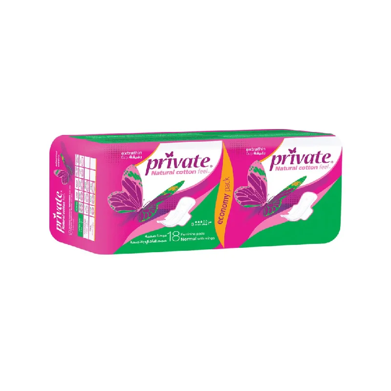 ---Private Xtra Thin Normal x18 Pads