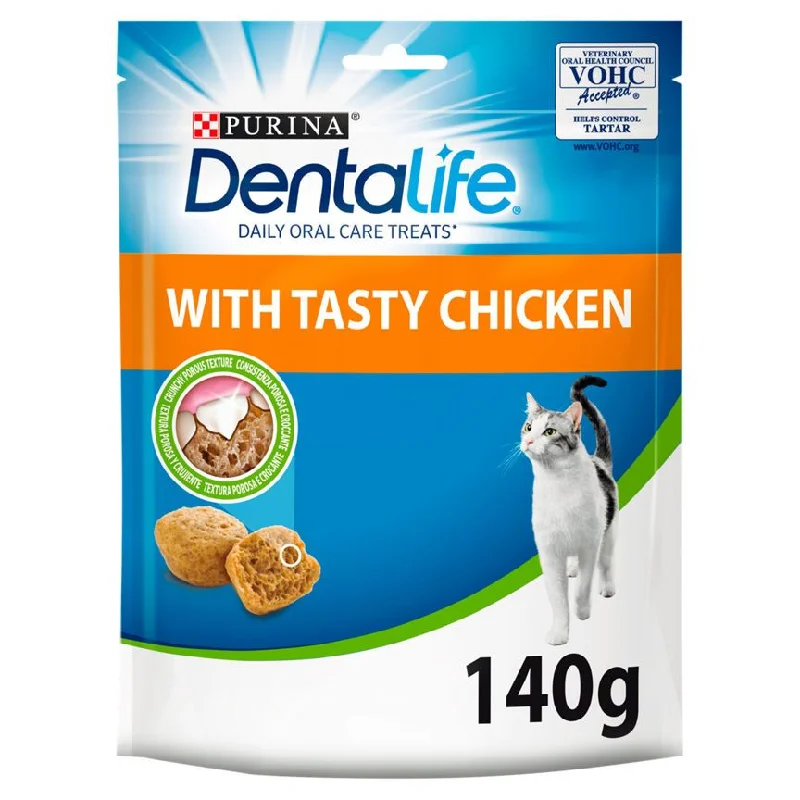    - Purina Pro Plan cat food palatability  Dentalife Chicken Dental Cat Treats