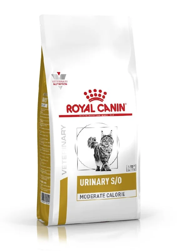    - Digestive care cat food  Royal Canin Veterinary Diet Urinary S/O Moderate Calorie Dry Cat Food