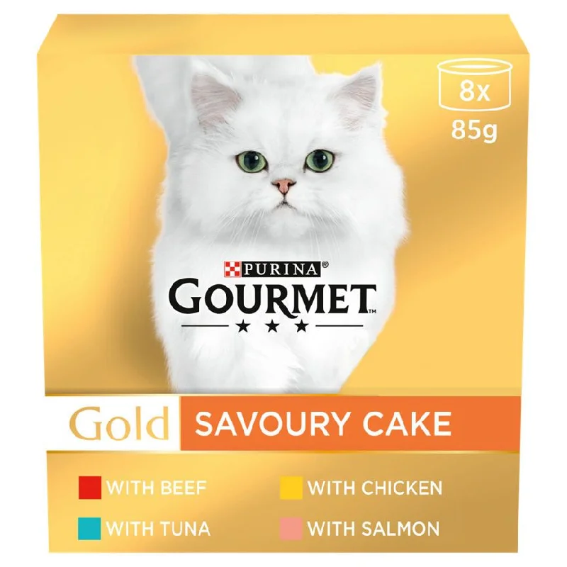    - Grain-free cat food recommendations  Gourmet Gold Savoury Cake Meat & Fish Cat Food Tins