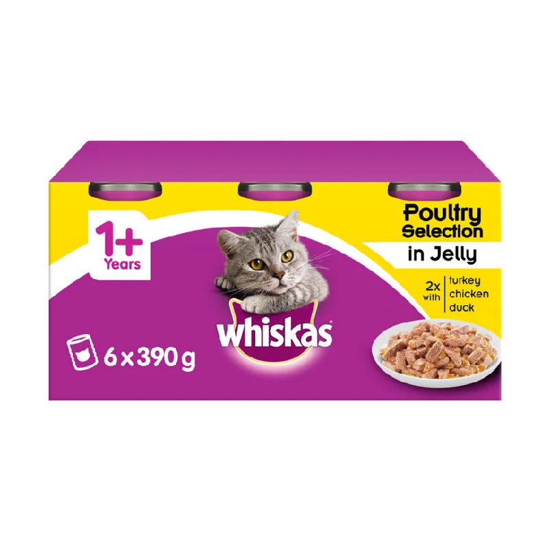  . **Price and Purchasing**  Whiskas Adult Wet Cat Food Tins Poultry in Jelly