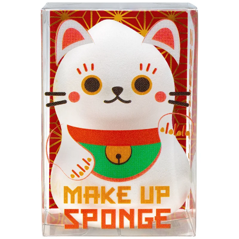    - Indoor cat food  Lucky Cat Makeup Sponge