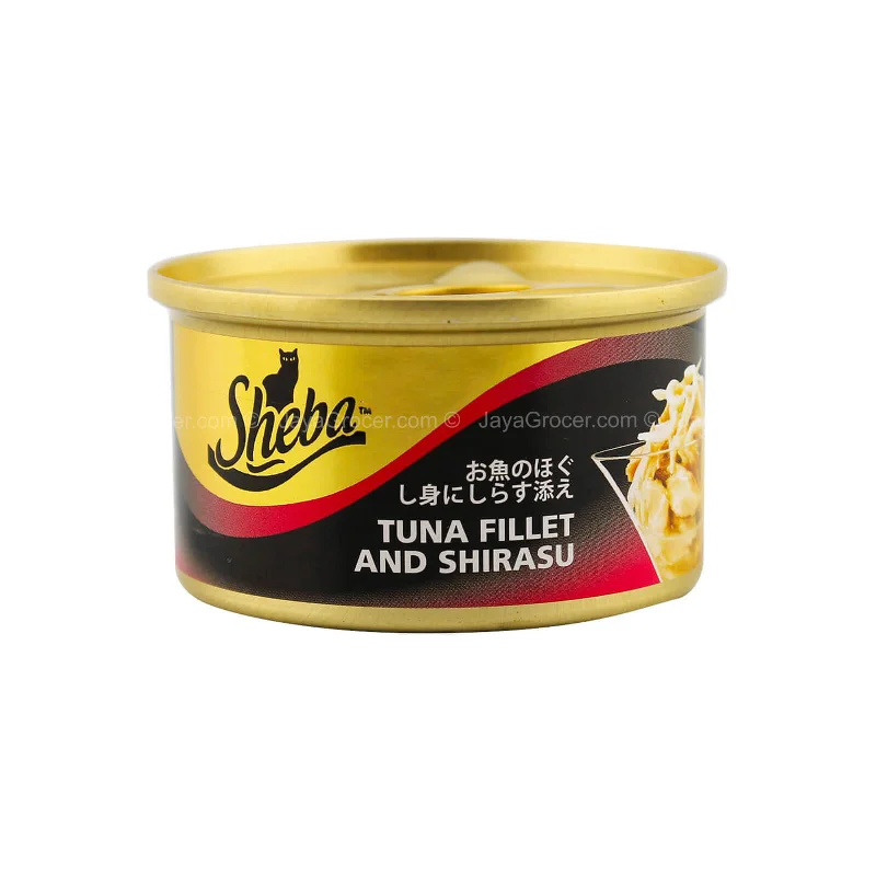    - Weight management cat food  Sheba Tuna Fillet And Shirasu Cat Canned Food 85g